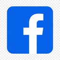 Facebook Logo on Black Background